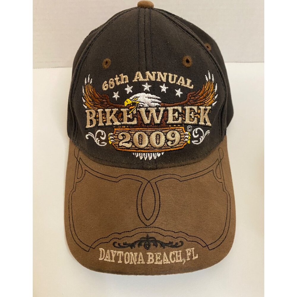 2009 Bike Week Adjustable Hat Cap 68th Annual Daytona Beach Motorcycle Meet USA‎